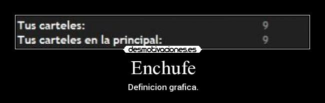 Enchufe -