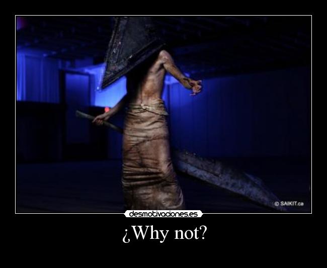 ¿Why not? -
