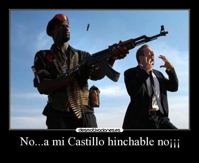 No...a mi Castillo hinchable no¡¡¡ -