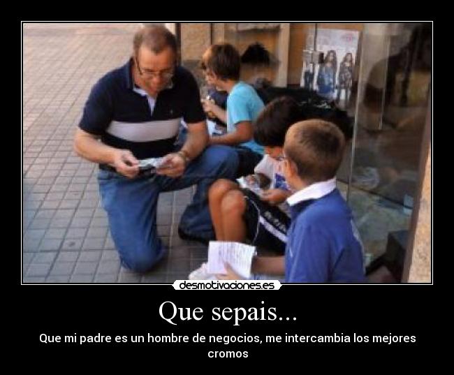 Que sepais... -