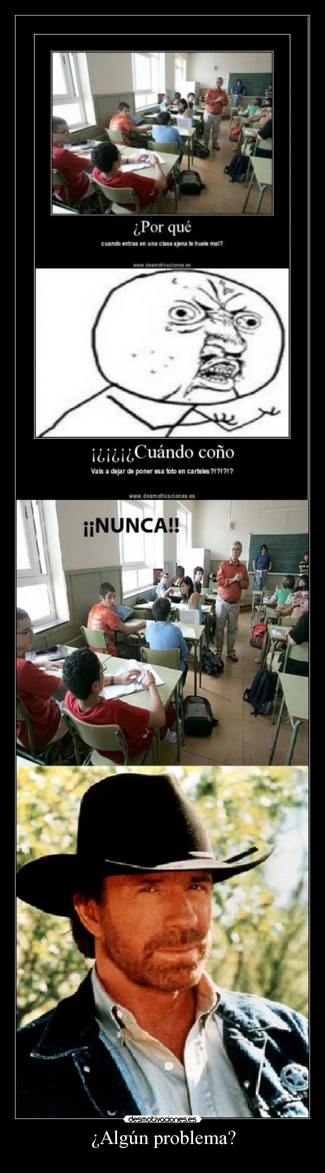 ¿Algún problema? -