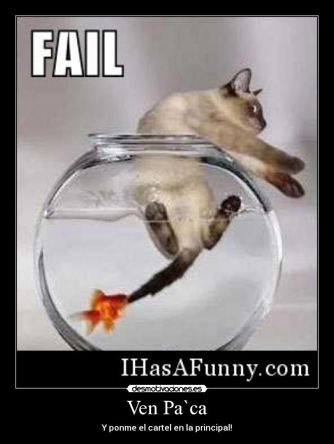 Ven Pa`ca - Y ponme el cartel en la principal!