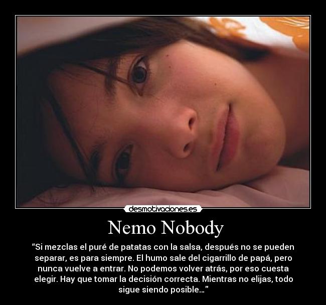 carteles mr nobody desmotivaciones