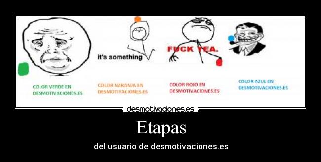 Etapas - del usuario de desmotivaciones.es