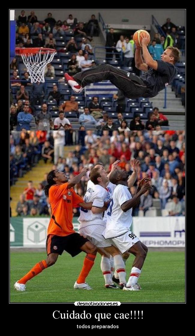 Cuidado que cae!!!! -