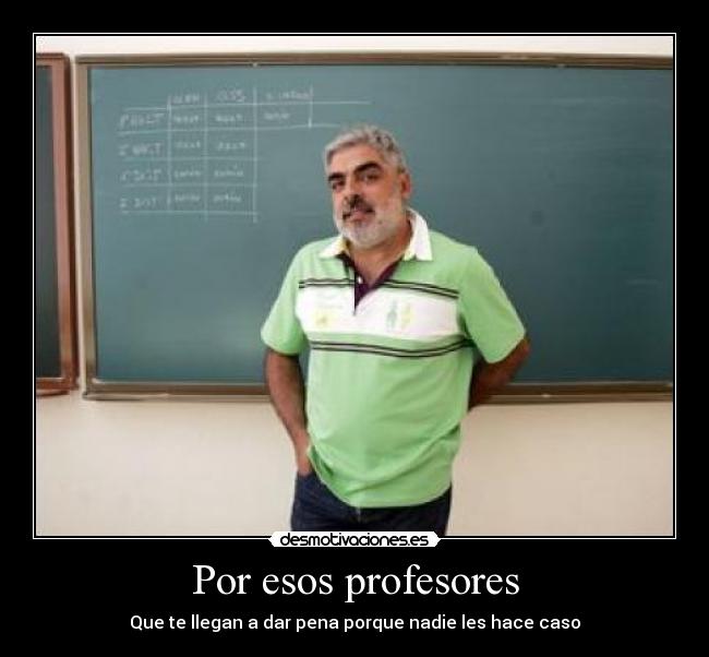 Por esos profesores - 