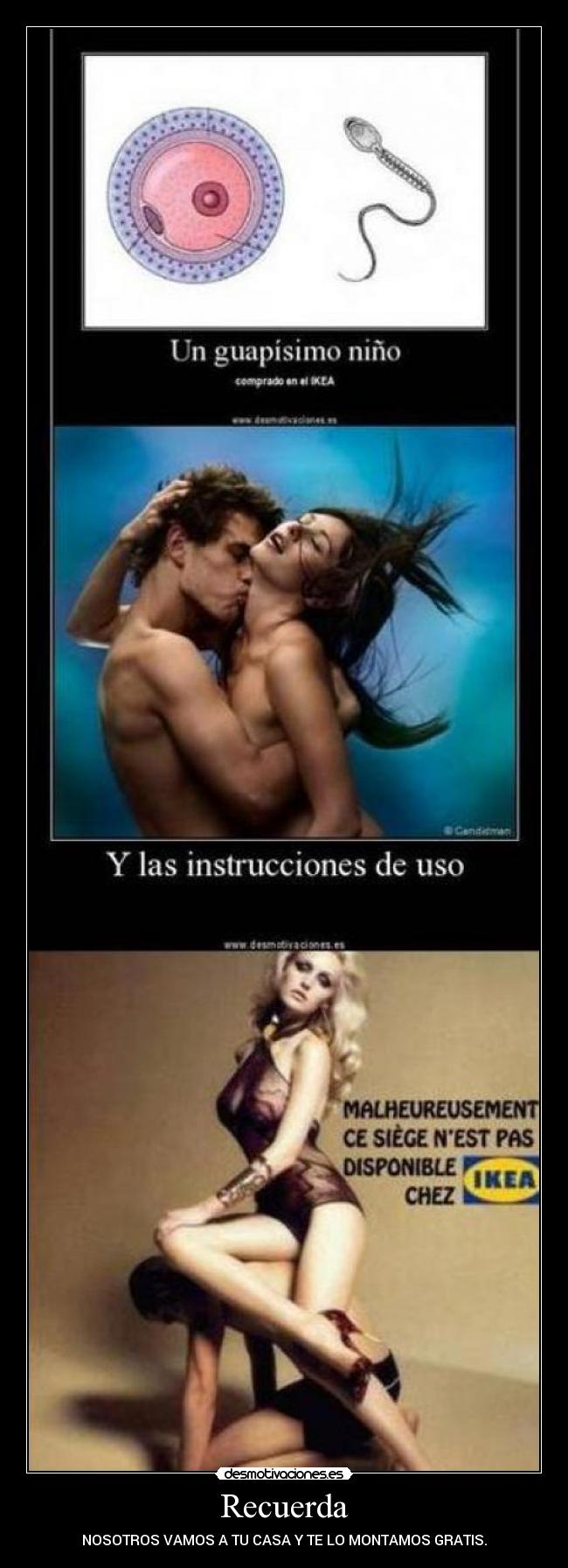 Recuerda - NOSOTROS VAMOS A TU CASA Y TE LO MONTAMOS GRATIS.