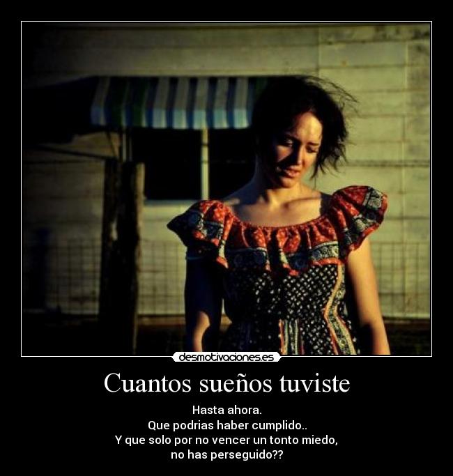 Cuantos sueños tuviste - 