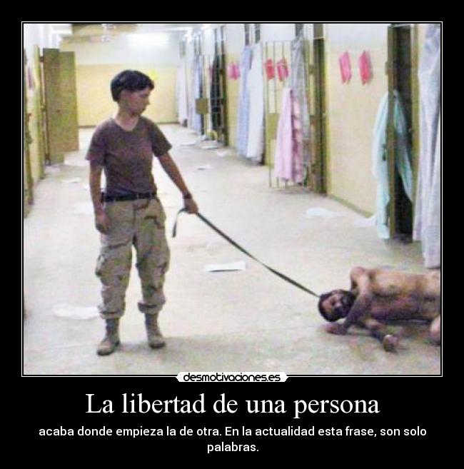 La libertad de una persona -