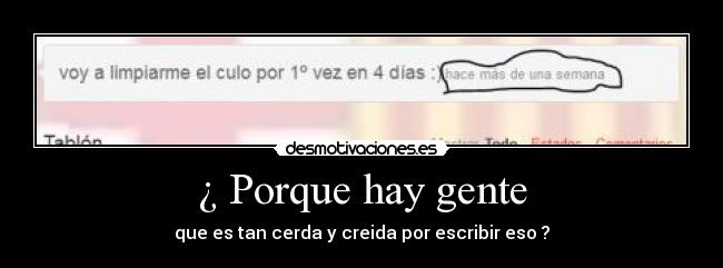 ¿ Porque hay gente - 