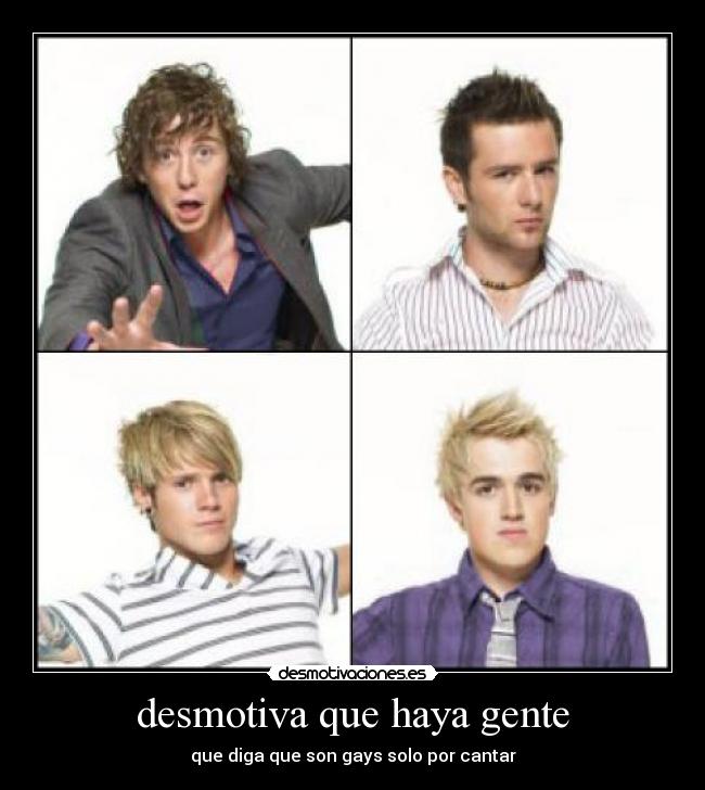 desmotiva que haya gente - 