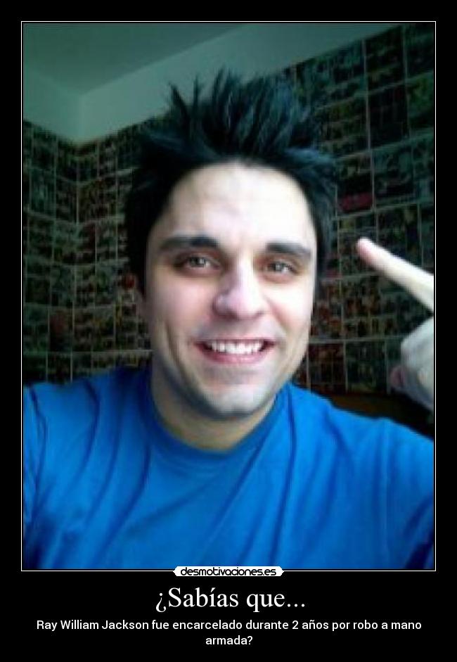 ¿Sabías que... - Ray William Jackson fue encarcelado durante 2 años por robo a mano armada?
