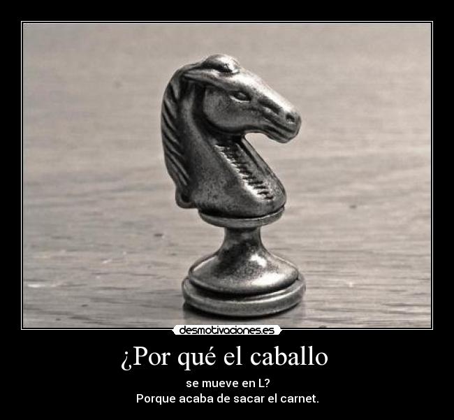 ¿Por qué el caballo -