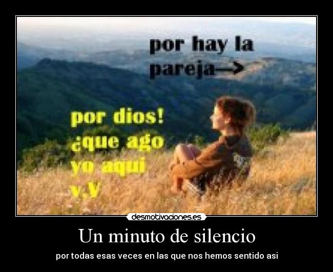 carteles silencio minuto desmotivaciones