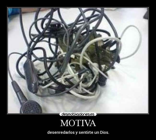 MOTIVA - desenredarlos y sentirte un Dios.