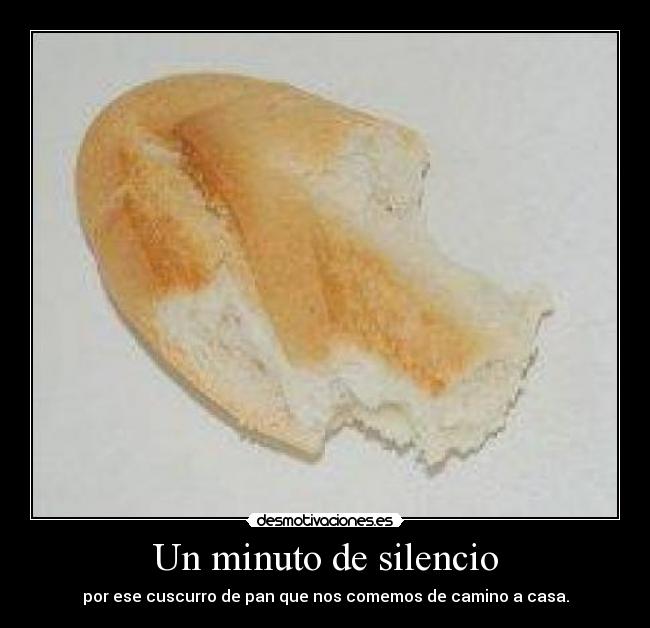 Un minuto de silencio -