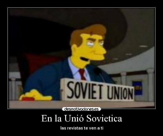 En la Unió Sovietica - las revistas te ven a ti