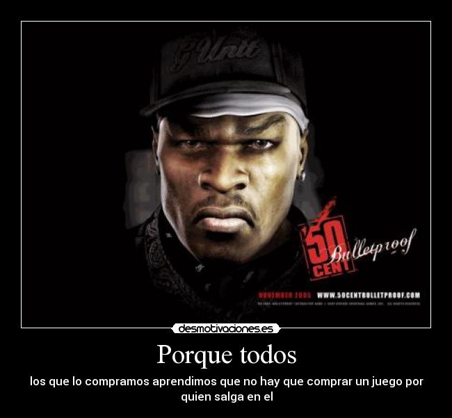 Porque todos - los que lo compramos aprendimos que no hay que comprar un juego por
quien salga en el