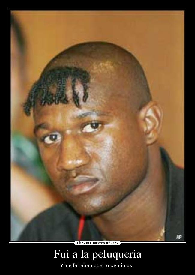 Fui a la peluquería -