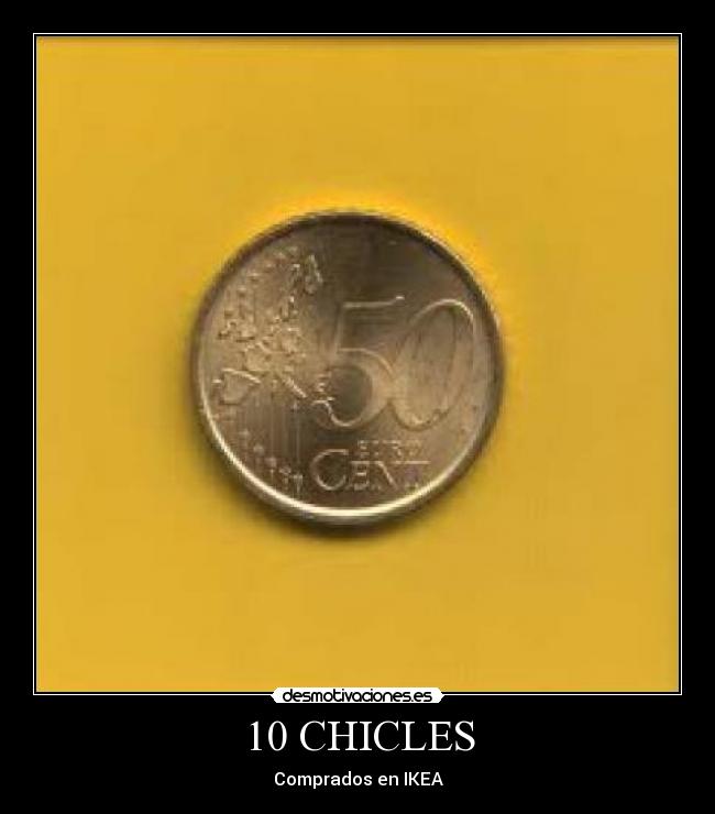 10 CHICLES - 