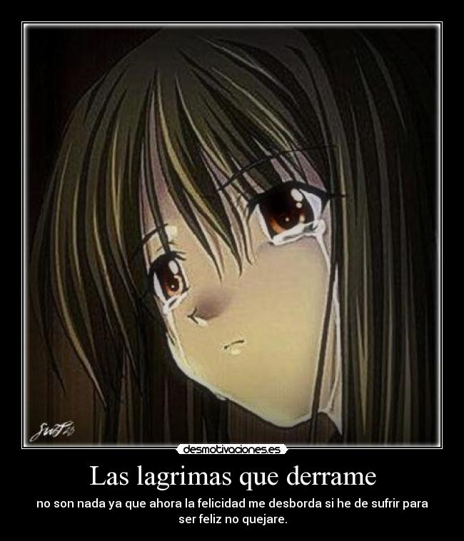 Las lagrimas que derrame - 