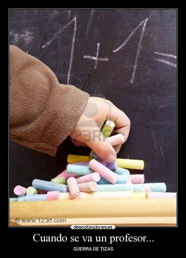 Cuando se va un profesor... - 