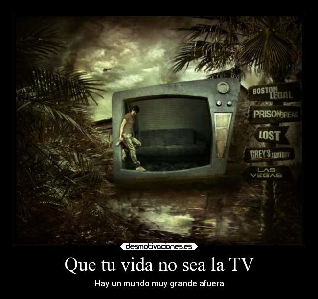 Que tu vida no sea la TV - 