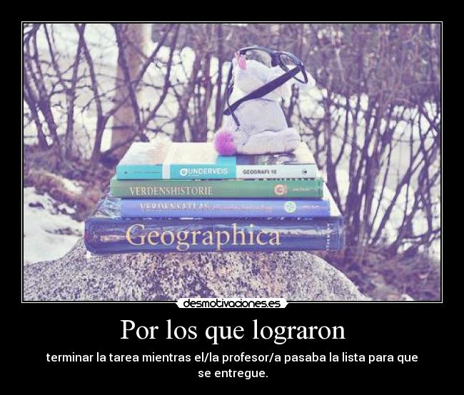 Por los que lograron - 