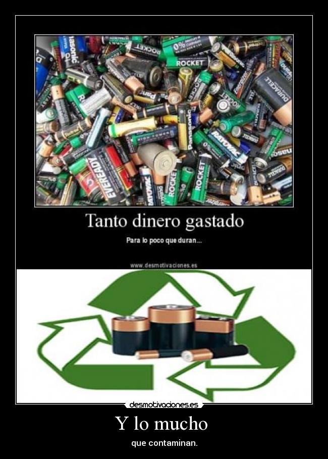 carteles pilas desmotivaciones reciclar desmotivaciones