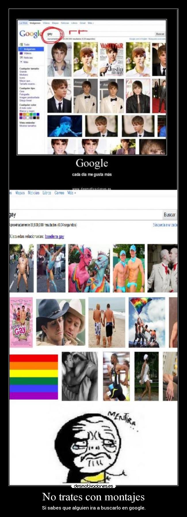 No trates con montajes - 