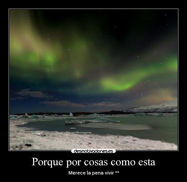 Porque por cosas como esta - Merece la pena vivir ^^