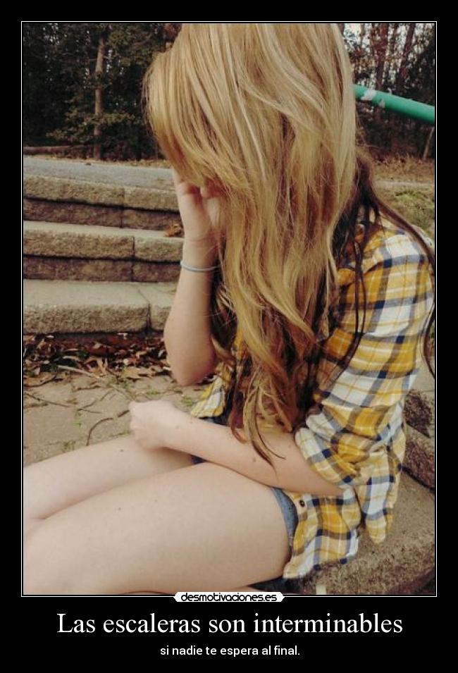 Las escaleras son interminables -