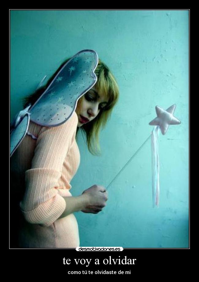 te voy a olvidar -