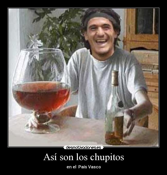 Así son los chupitos -