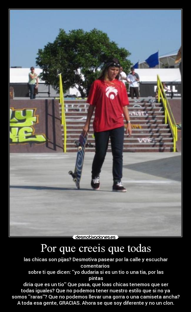 Por que creeis que todas -