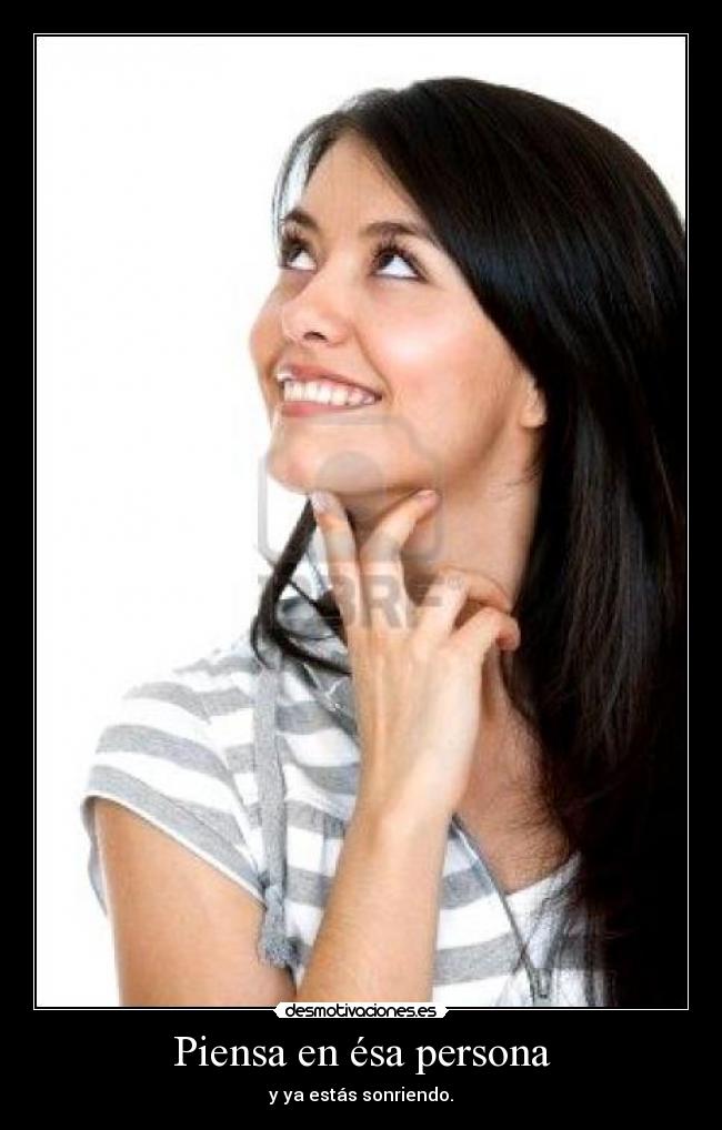Piensa en ésa persona - 