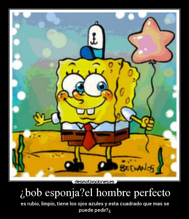 ¿bob esponja?el hombre perfecto -