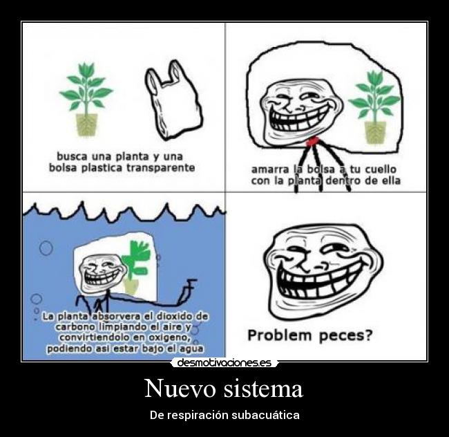 Nuevo sistema - De respiración subacuática