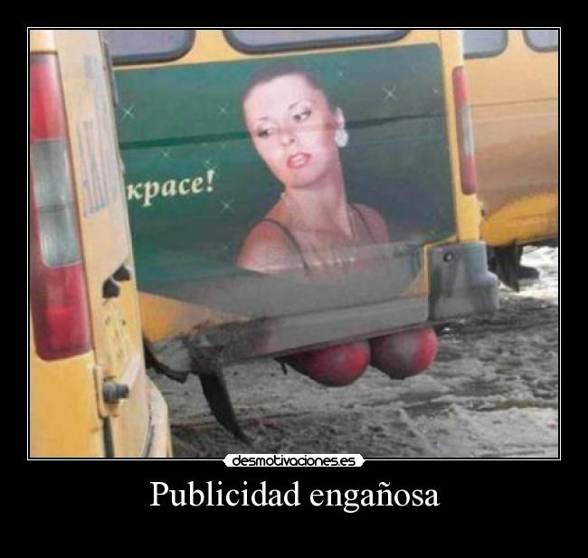 Publicidad engañosa -