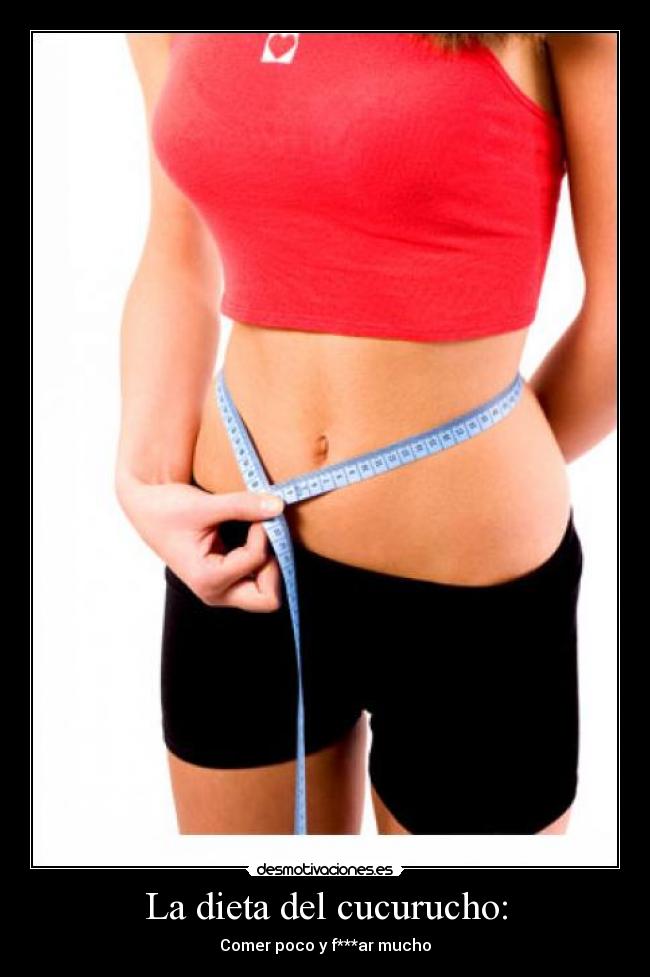 carteles adelgazar chiste comer risa desmotivaciones
