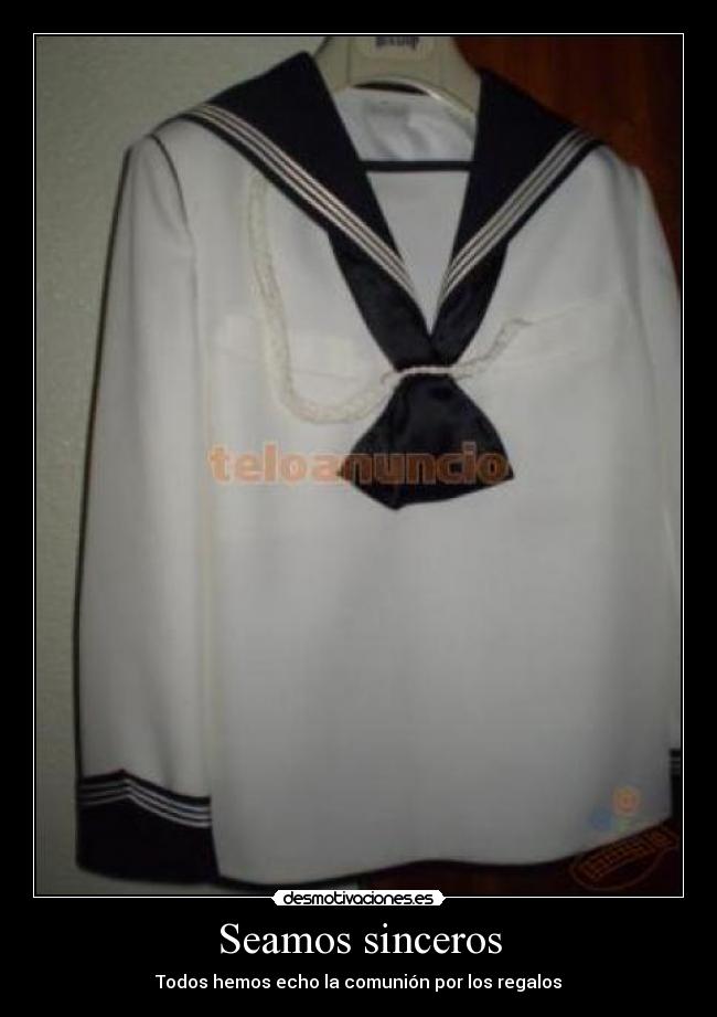 Seamos sinceros - Todos hemos echo la comunión por los regalos