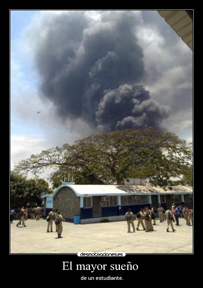 carteles colegio estudiante incendio desmotivaciones