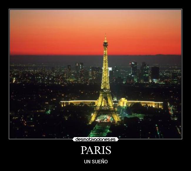 PARIS - UN SUEÑO