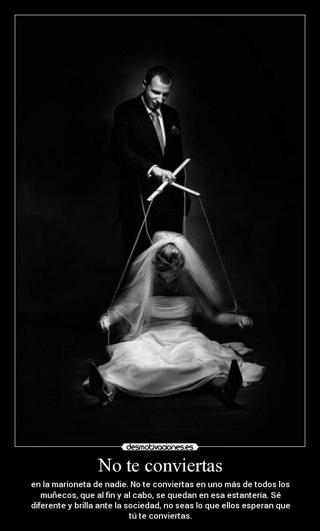 No te conviertas -
