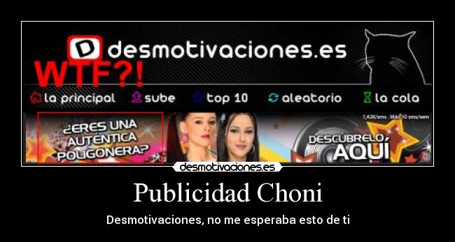 carteles publicidad choni desmotivaciones wtf desmotivaciones