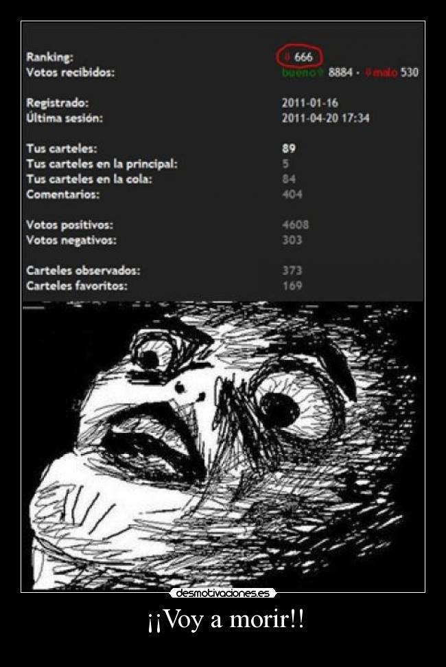 ¡¡Voy a morir!! - 