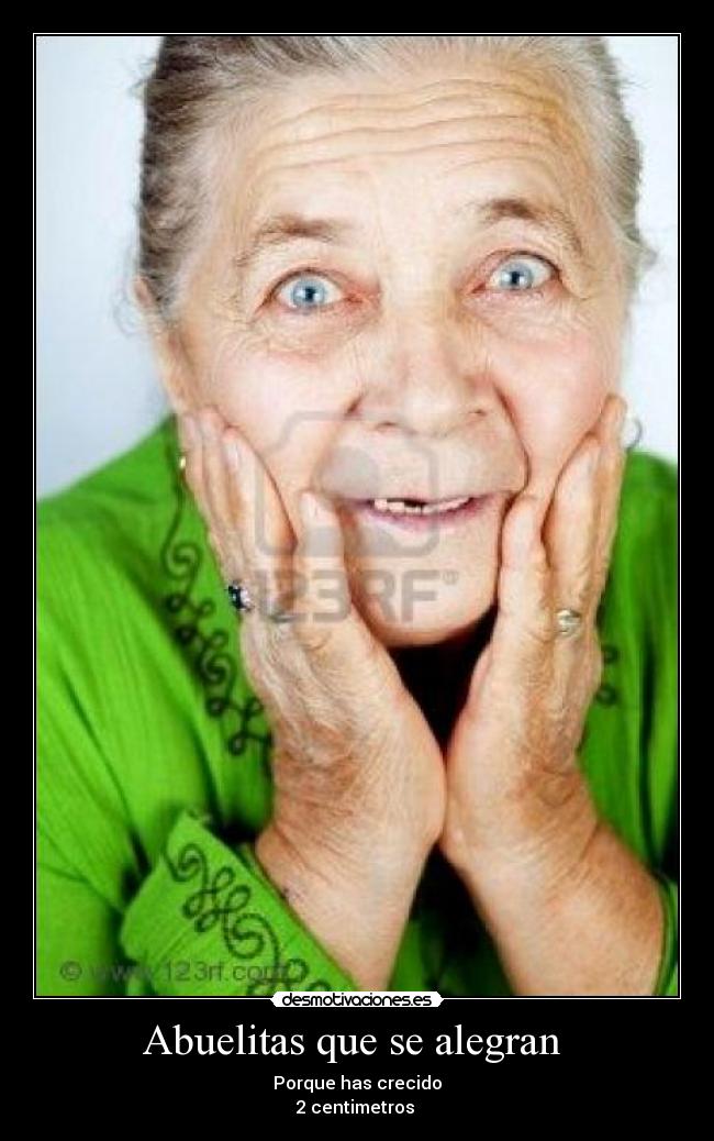 Abuelitas que se alegran -