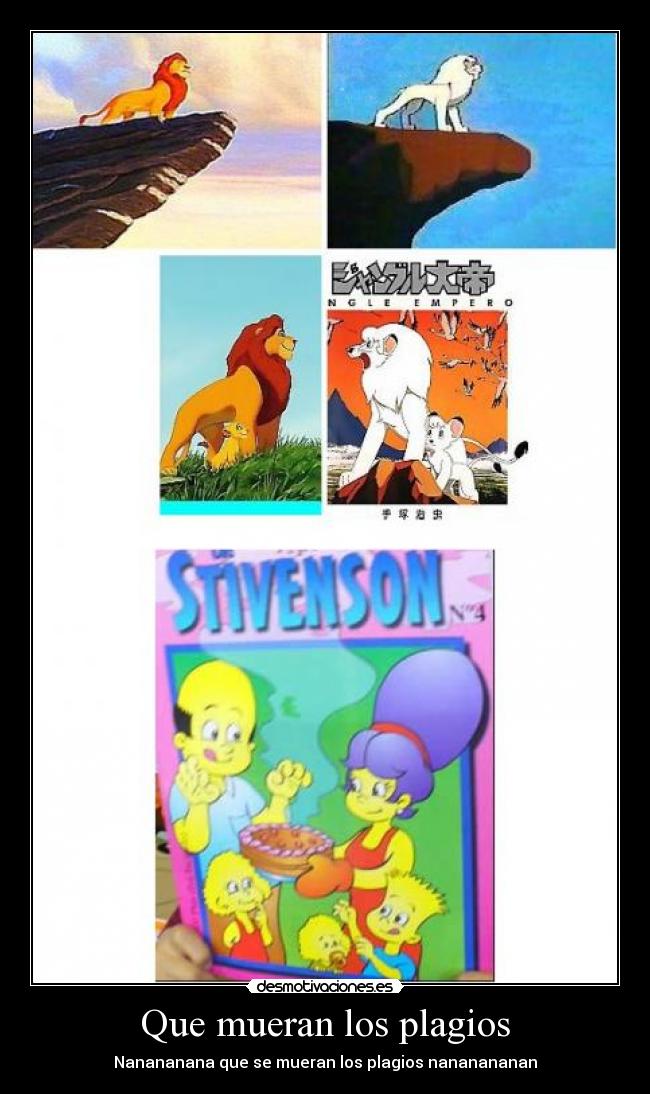 Que mueran los plagios - Nanananana que se mueran los plagios nananananan