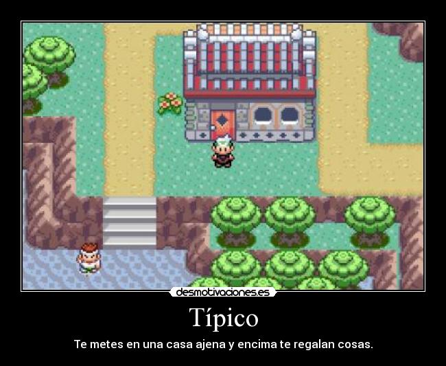 Típico - Te metes en una casa ajena y encima te regalan cosas.