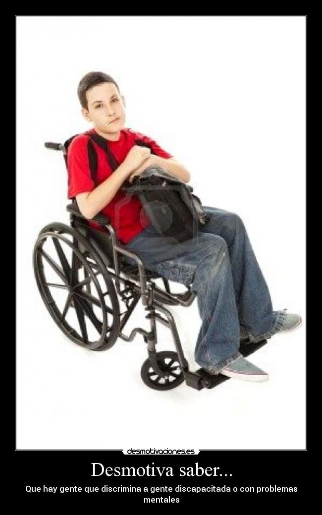 Desmotiva saber... - 